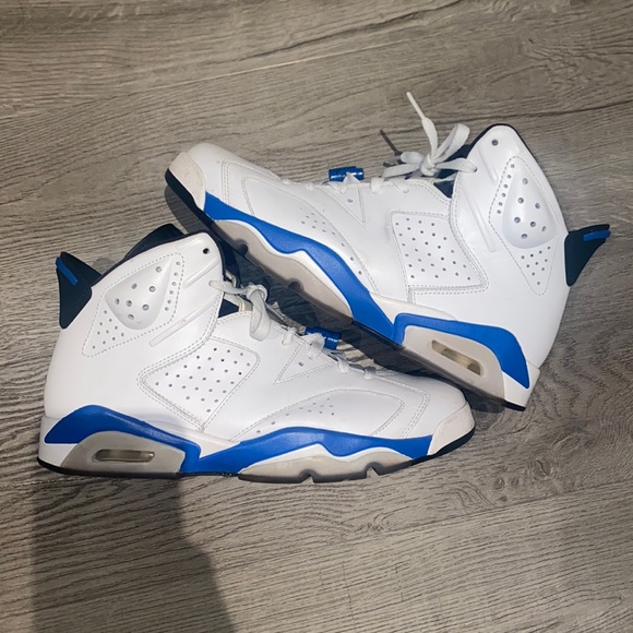 Air Jordan 6 Retro 'Sport Blue' 2014 - Picture 1 of 6